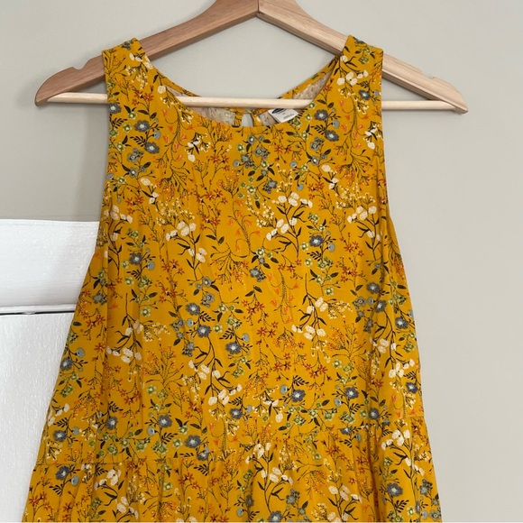 Old Navy Floral Yellow Dress - Picture 3 of 7